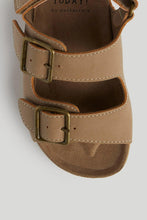 
                        
                          Load image into Gallery viewer, Mothercare Brown Double-Buckle Sandals
                        
                      