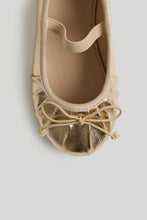 
                        
                          Load image into Gallery viewer, Mothercare Gold Ballerina Shoes
                        
                      