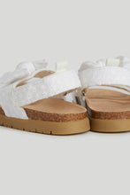 
                        
                          Load image into Gallery viewer, Mothercare White Broderie Sandals
                        
                      