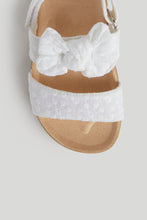 
                        
                          Load image into Gallery viewer, Mothercare White Broderie Sandals
                        
                      
