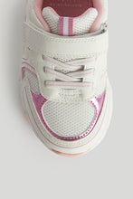 
                        
                          Load image into Gallery viewer, Mothercare White and Pink Trainers
                        
                      