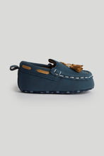 
                        
                          Load image into Gallery viewer, Mothercare Navy Loafer Shoes
                        
                      