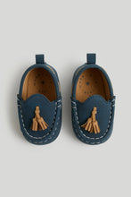 
                        
                          Load image into Gallery viewer, Mothercare Navy Loafer Shoes
                        
                      