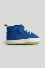 
                        
                          Load image into Gallery viewer, Mothercare Blue Hi-Top Pram Trainers
                        
                      