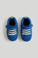 
                        
                          Load image into Gallery viewer, Mothercare Blue Hi-Top Pram Trainers
                        
                      