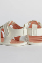 
                        
                          Load image into Gallery viewer, Mothercare White Flower Pram Sandals
                        
                      