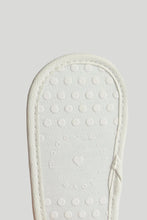 
                        
                          Load image into Gallery viewer, Mothercare White Flower Pram Sandals
                        
                      