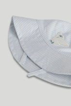 
                        
                          Load image into Gallery viewer, Mothercare Blue UPF50+ Bucket Hat
                        
                      