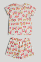 
                        
                          Load image into Gallery viewer, Mothercare Butterfly Short Pyjamas
                        
                      