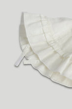 
                        
                          Load image into Gallery viewer, Mothercare White Dobby UPF50+ Sun Hat
                        
                      
