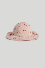 
                        
                          Load image into Gallery viewer, Mothercare Pink Cherry UPF50+ Sun Hat
                        
                      