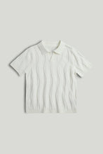 
                        
                          Load image into Gallery viewer, Mothercare White Knitted Polo Shirt
                        
                      