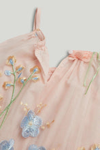 
                        
                          Load image into Gallery viewer, Mothercare Pink Flower Occasion Dress
                        
                      