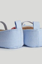 
                        
                          Load image into Gallery viewer, Mothercare Denim Ballerina Pram Shoes
                        
                      