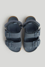 
                        
                          Load image into Gallery viewer, Mothercare Blue Double-Buckle Sandals
                        
                      