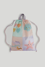 
                        
                          Load image into Gallery viewer, Mothercare Ocean Purple Drawstring Bag
                        
                      