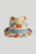 
                        
                          Load image into Gallery viewer, Mothercare Straw Trilby Sun Hat
                        
                      