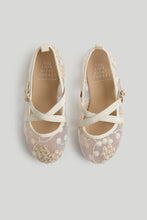 
                        
                          Load image into Gallery viewer, Mothercare White Mesh Ballerina Shoes
                        
                      