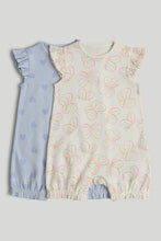 
                        
                          Load image into Gallery viewer, Mothercare 2 Pack Butterfly Rompers
                        
                      
