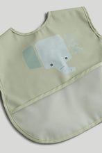 
                        
                          Load image into Gallery viewer, Mothercare 2-Pack Crumb-Catcher Bibs - Elephant
                        
                      