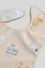 
                        
                          Load image into Gallery viewer, Mothercare 2-Pack Crumb-Catcher Bibs - Elephant
                        
                      