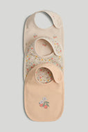 Mothercare 3 Pack Newborn Bibs - Pink