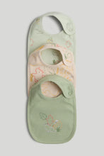 
                        
                          Load image into Gallery viewer, Mothercare 3 Pack Newborn Bibs - Green / Pink
                        
                      