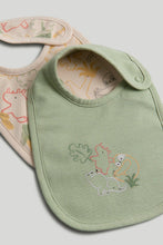 
                        
                          Load image into Gallery viewer, Mothercare 3 Pack Newborn Bibs - Green / Pink
                        
                      