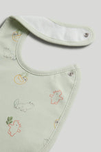 
                        
                          Load image into Gallery viewer, Mothercare 3 Pack Newborn Bibs - Green / Pink
                        
                      