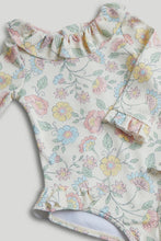 
                        
                          Load image into Gallery viewer, Mothercare Floral Sunsafe UPF50+ Swimsuit
                        
                      