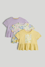 
                        
                          Load image into Gallery viewer, Mothercare 3 Pack Peplum T-Shirts
                        
                      