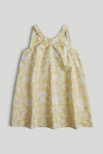 
                        
                          Load image into Gallery viewer, Mothercare Yellow Forest Cotton Dress
                        
                      