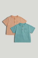 
                        
                          Load image into Gallery viewer, Mothercare 2 Pack Henley T-Shirts
                        
                      
