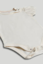 
                        
                          Load image into Gallery viewer, Mothercare Striped Dungarees and Bodysuit Outfit
                        
                      