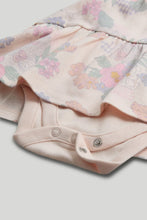 
                        
                          Load image into Gallery viewer, Mothercare 2 Pack Blue and Pink Flower Romper Dresses
                        
                      
