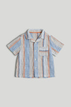 
                        
                          Load image into Gallery viewer, Mothercare Striped Textured Cotton Shirt
                        
                      