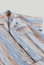 
                        
                          Load image into Gallery viewer, Mothercare Striped Textured Cotton Shirt
                        
                      