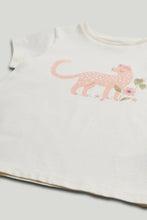 
                        
                          Load image into Gallery viewer, Mothercare Cream Leopard T-Shirt
                        
                      