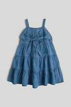 
                        
                          Load image into Gallery viewer, Mothercare Blue Chambray Occasion Dress
                        
                      