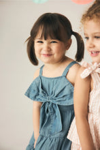 
                        
                          Load image into Gallery viewer, Mothercare Blue Chambray Occasion Dress
                        
                      