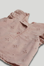 
                        
                          Load image into Gallery viewer, Mothercare Pink Broderie Top and Shorts Outfit
                        
                      