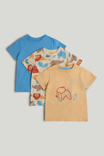 
                        
                          Load image into Gallery viewer, Mothercare 3 Pack Origami Animal T-Shirts
                        
                      