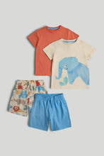 
                        
                          Load image into Gallery viewer, Mothercare T-shirt and Shorts Outfit - 2 Pack
                        
                      