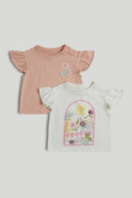 
                        
                          Load image into Gallery viewer, Mothercare 2 Pack White Safari T-Shirts
                        
                      