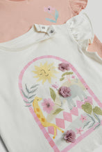 
                        
                          Load image into Gallery viewer, Mothercare 2 Pack White Safari T-Shirts
                        
                      