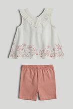 
                        
                          Load image into Gallery viewer, Mothercare Blouse and Cycle Shorts Outfit
                        
                      