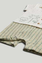 
                        
                          Load image into Gallery viewer, Mothercare White and Green Safari Romper
                        
                      