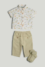 
                        
                          Load image into Gallery viewer, Mothercare My First Shirt, Joggers and Socks Outfit
                        
                      