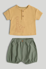 
                        
                          Load image into Gallery viewer, Mothercare Safari T-Shirt and Shorts Outfit
                        
                      