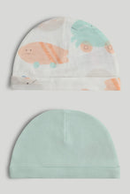 
                        
                          Load image into Gallery viewer, Mothercare 2 Pack Cotton Baby Hats
                        
                      